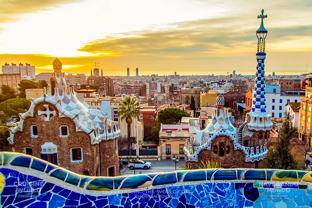 Views of Barcelona from Park Guell
